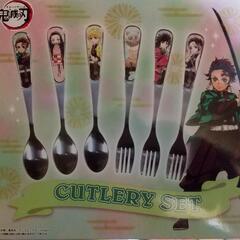 鬼滅 アクリルクロック&カトラリーセットの画像
