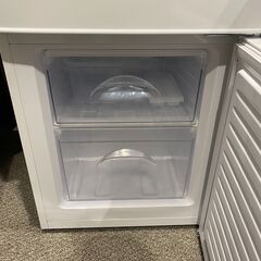【中古/2020年6月購入】山善 YAMAZEN 冷蔵庫 2ドア冷凍冷蔵庫 106Lの画像