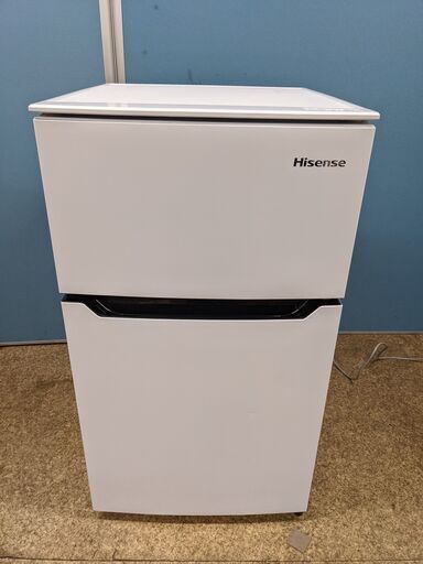 【2021年製】 高年式 Hisense ハイセンス 2ドア 冷凍冷蔵庫 HR-B95A 93L