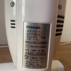 【取引中】東芝　掃除機の画像