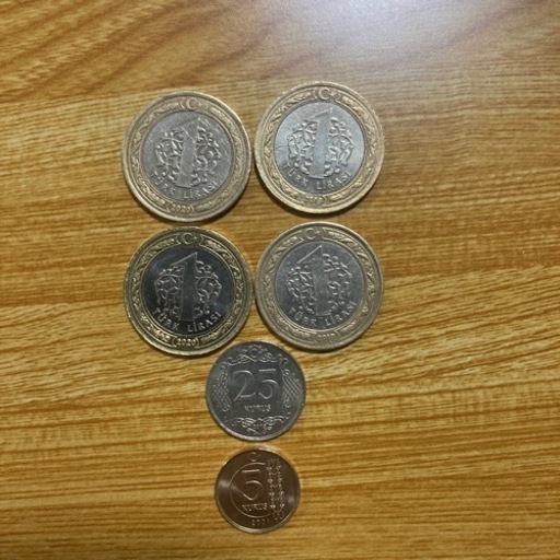 トルコ　通貨　コイン