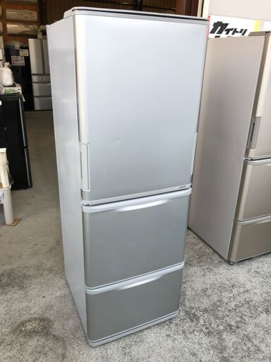 【動作保証あり】SHARP シャープ 2019年 SJ-W351E 350L 3ドア 冷凍冷蔵庫【管理KRR353】