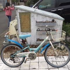 22インチ  ５段変速  女の子用の画像