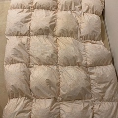 シングル羽毛布団の画像