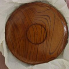 箱付き未使用品　小田原漆器 けやきトレーの画像