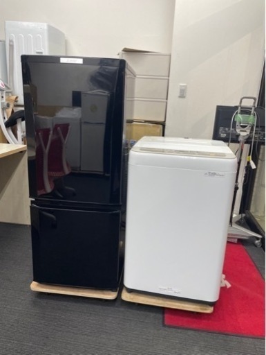 ★名古屋市近郊送料無料！家電2点セット　三菱冷蔵庫&パナソニック洗濯機　2019