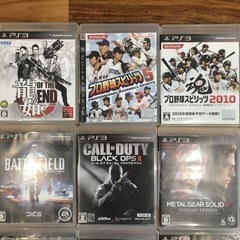 PS3ソフト　まとめ売りの画像