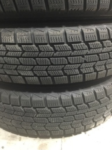 社外アルミホイール 145/80R13 ダンロップ スタッドレスタイヤ 4本セット