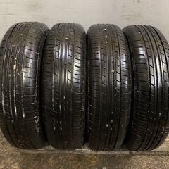 YOKOHAMA ECOS ES31 165/80R13 13インチ 夏タイヤ 4本 2020年製 バリ溝 ミラージュ カローラ等　(VTE473) クレジットカード QRコード決済可能