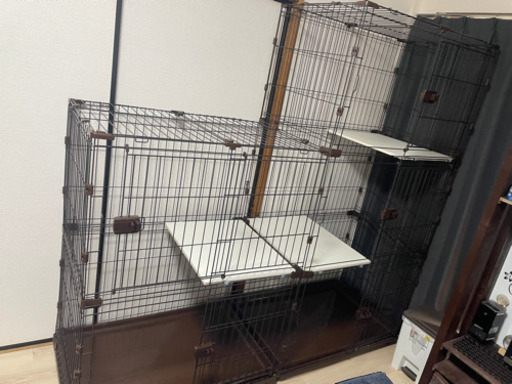 ［取引完了］キャットケージ３段＋２段 価格相談可