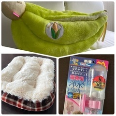 ★受付終了★【新品】ネコちゃん用品差し上げます！（小型犬でもOK）
