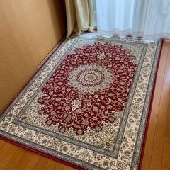 【限定:1/10まで】🌹美品✨大判ウィルトン織ラグ