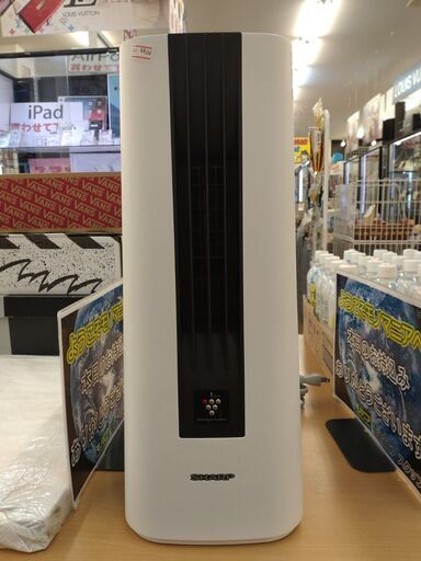 【モノマニア四日市】J-18　SHARP　セラミックファンヒーター　HX-DS1-W　2014年製