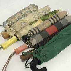 ⭕⭕⭕KI5/45　折り畳み傘 メンズ レディース まとめて45点 携帯傘 折りたたみ 雨具 折畳洋傘 日傘 昭和レトロ LANVIN/HARDY AMIES/PERRY ELLIS⭕⭕⭕の画像