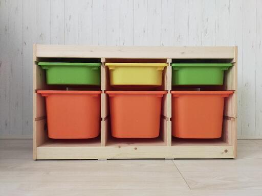 ☆美品☆IKEA イケア おもちゃ収納 おもちゃ箱トロファスト