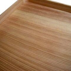  未使用品★茶道具 懐石 藤井大与作 杉八寸 約23.5cm 紙箱付き　角盆 四方盆 木製 ☆ PayPay(ペイペイ)決済可能 ☆ 札幌市 豊平区 平岸の画像