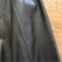 レディス　シープレザー　ノーカラージャケットの画像