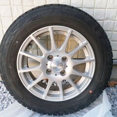 スタッドレスタイヤホイール付き4本セット/ダンロップ WINTE...