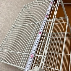 収納ラック　ホワイトの画像