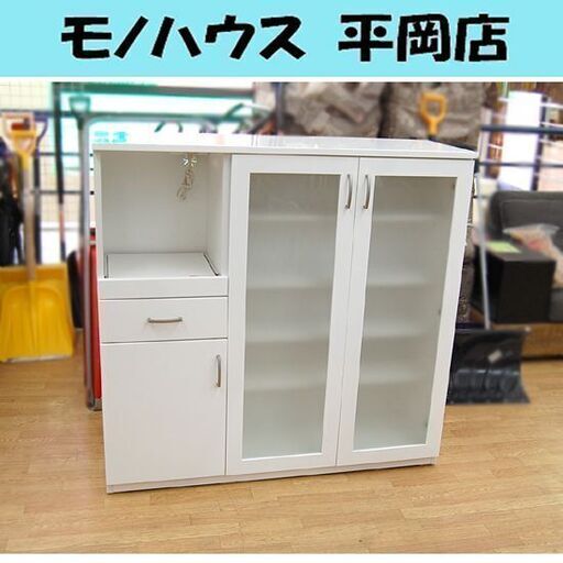 ニトリ ミドルレンジボード 幅120×奥40.5×高さ115cm 白/ホワイト