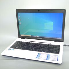 高速SSD 中古美品 ホワイト ノートパソコン 15.6型 FR...