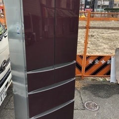 シャープ　400L冷蔵庫　2014 6枚扉