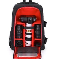 未使用　多機能大容量カメラバッグ　収納ケース　デジタルカメラ　リュック