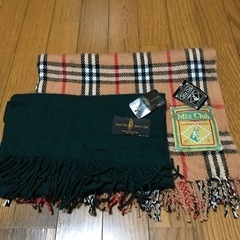 マフラーストール　タグ付き