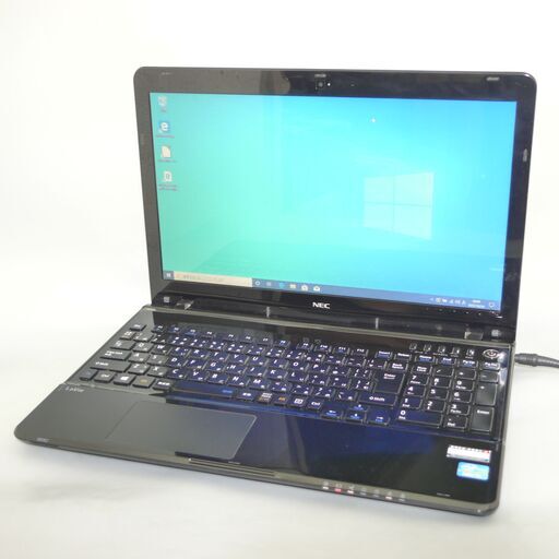新品爆速SSD 黒 ノートパソコン 中古美品 15.6型 NEC PC-LS350MSB 第3世代 Core i3 4GB Blu-ray 無線 Wi-Fi カメラ Windows10 Office 19,800円