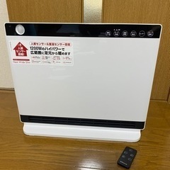 人感センサー付　パネルセラミックヒーター 2018年製