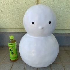 自宅玄関等のオブジェに☆雪だるま 置き物の画像