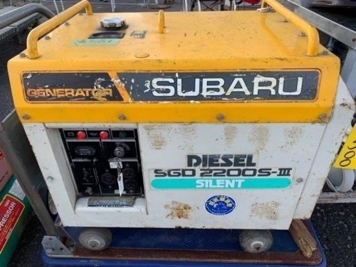 スバル　防音型発電機