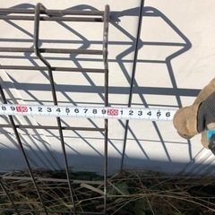 メッシュフェンス黒 2m×75cm 10枚 訳ありの画像