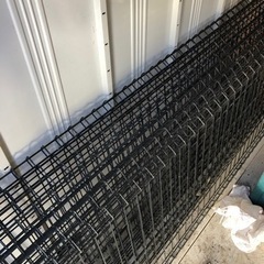 メッシュフェンス黒 2m×75cm 10枚 訳ありの画像