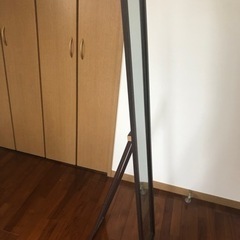 全身鏡(傷無し、木目淵)の画像