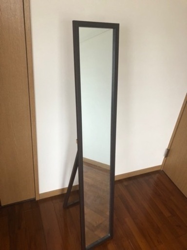 全身鏡(傷無し、木目淵)