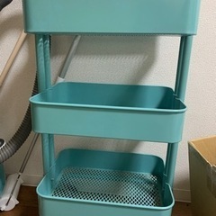 IKEA ロースコグワゴン  ターコイズグリーン