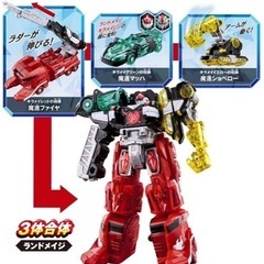 キラメイジャー　ロボット3体セットの画像