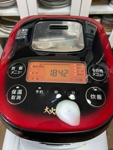 値下げ　使用期間1年　炊飯器　5.5合炊き
