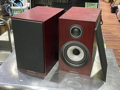 【苫小牧バナナ】Bowers\u0026Wilkins/B\u0026W オーディオスピーカー ブックシェルフスピーカー 707S2 ローズナット ペア 動作OK♪
