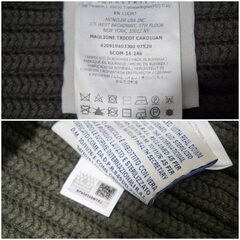【苫小牧バナナ】MONCLER/モンクレール MAGLIONE TRICOT CARDIGAN 420919403300 97529 トリコットカーディガン サイズ1 S モンクレ カーキ♪の画像