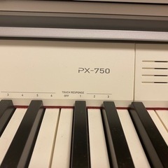 カシオ 電子ピアノ（ホワイトウッド調）PX-750