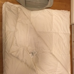 無印良品　羽毛布団(薄掛け)ダブル