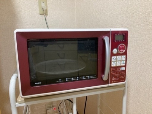 【受付終了】電子レンジ・レンジ台セット