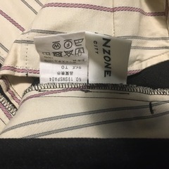 美品　シンゾーン　THE SHINZONE SLIT PANTS 黒 TOの画像