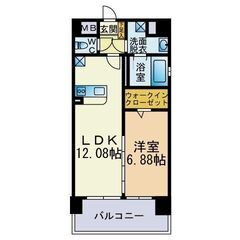 西鉄平尾駅徒歩６分！全戸南向き、1LDK空き予定☆スーパー・コン...