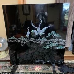 螺鈿細工の高級衝立