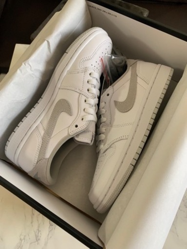 値下げ　エアジョーダン1 LOW OG  ニュートラルグレー24cm 新品