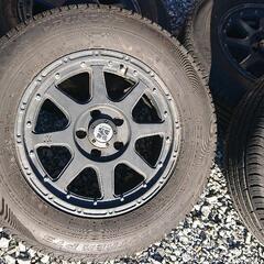 タイヤホイール4本セット 215/70R16 デリカD5にて使用！の画像