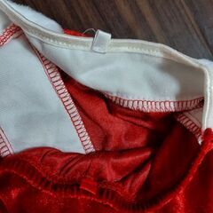 サンタ服(ミニ丈ワンピース)【中古】の画像